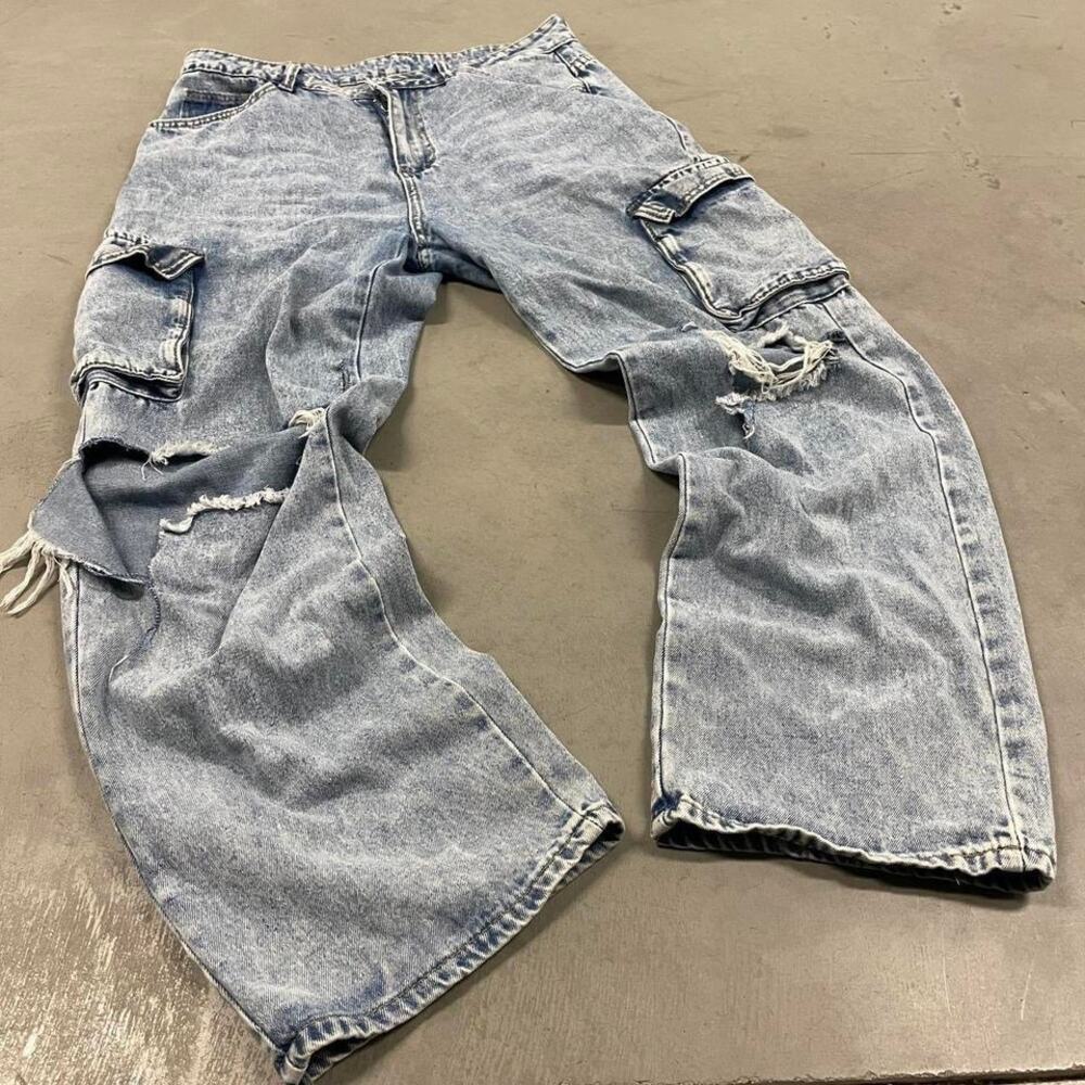 vintage Y2K Cargo Jeans 34x30